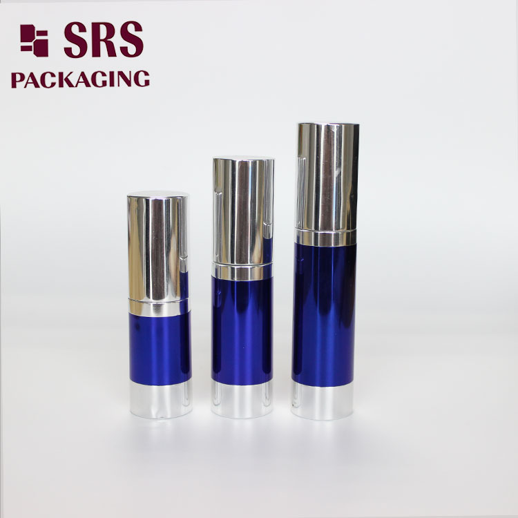 A022B Wholesale Aluminum Airless Bottle 15ml 20ml 30ml Cosmetic Serum Packaging